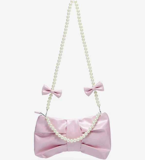 Pearl Bow Shoulder Bag
