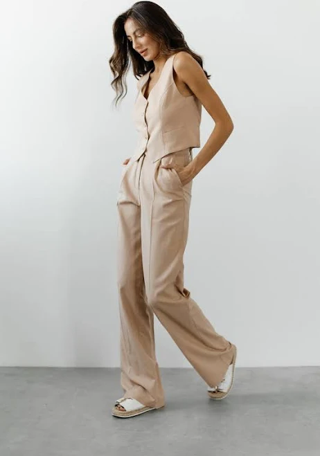 Women's Linen 2-Piece Suit