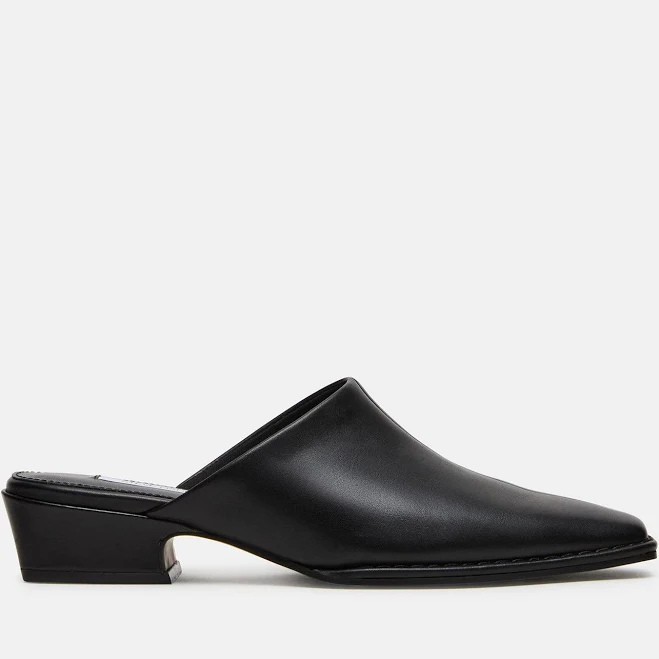 Steve Madden Women's Dessa Leather Mule Flats