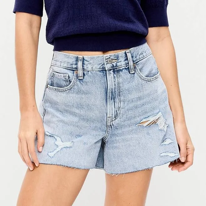 Old Navy Women's High-Waisted Rigid Denim Cut-Off Shorts