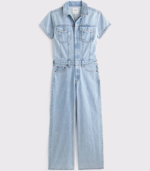Abercrombie & Fitch Women's Denim Jumpsuit