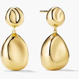 Organic Dôme Pebble Earrings