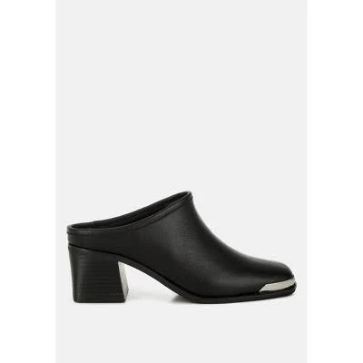 rag & Co Women's Bottani Genuine Leather Slip-On Mules
