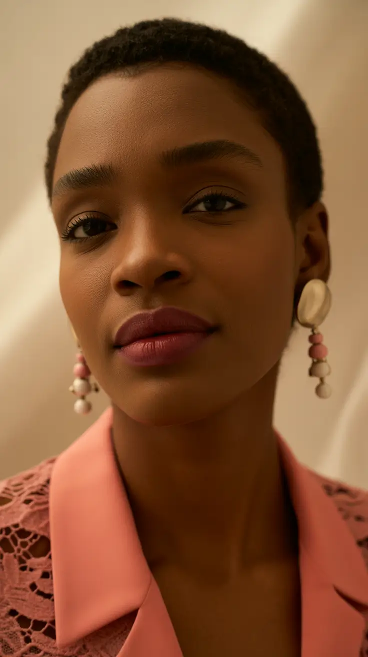 stylish spring hairstyle for black women 2026 Minimalist Close-Cropped Natural Cut