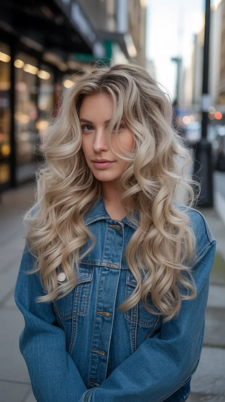 summer hair color for blondes 2026 trendy Voluminous City Blonde With Airy Glam Texture