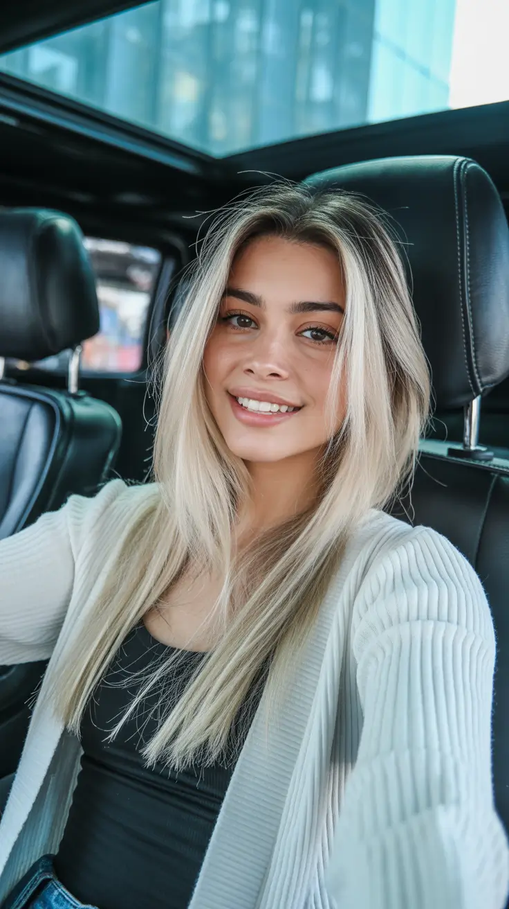 summer hair color ideas 2026 trendy Urban Vanilla Layers With Natural Glow