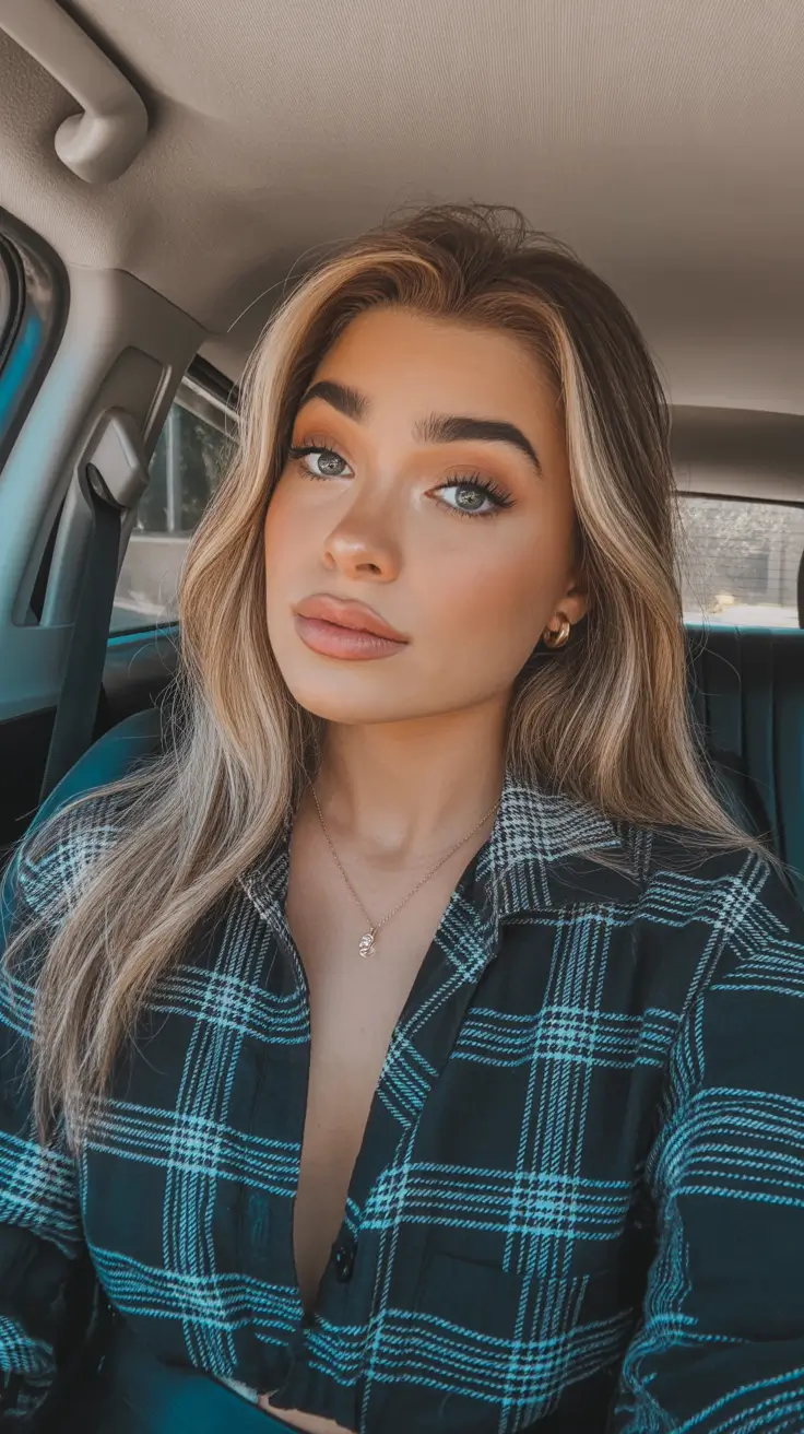 summer hair color ideas 2026 trendy Sunlit Beige Dimension For Modern Brunettes