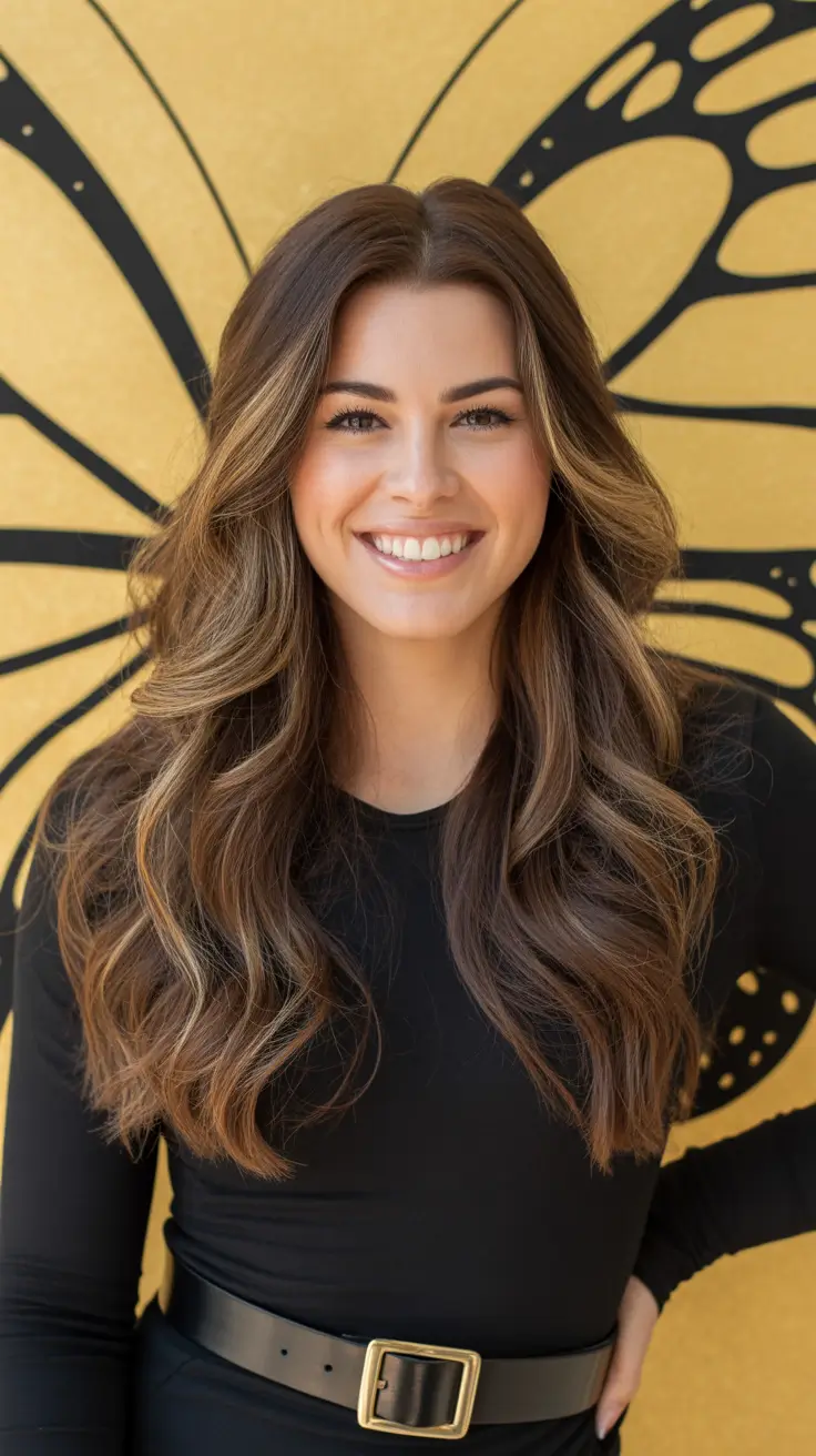 summer hair color ideas for brunettes 2026 trendy Beachy Dimension With Fun Sunlit Highlights