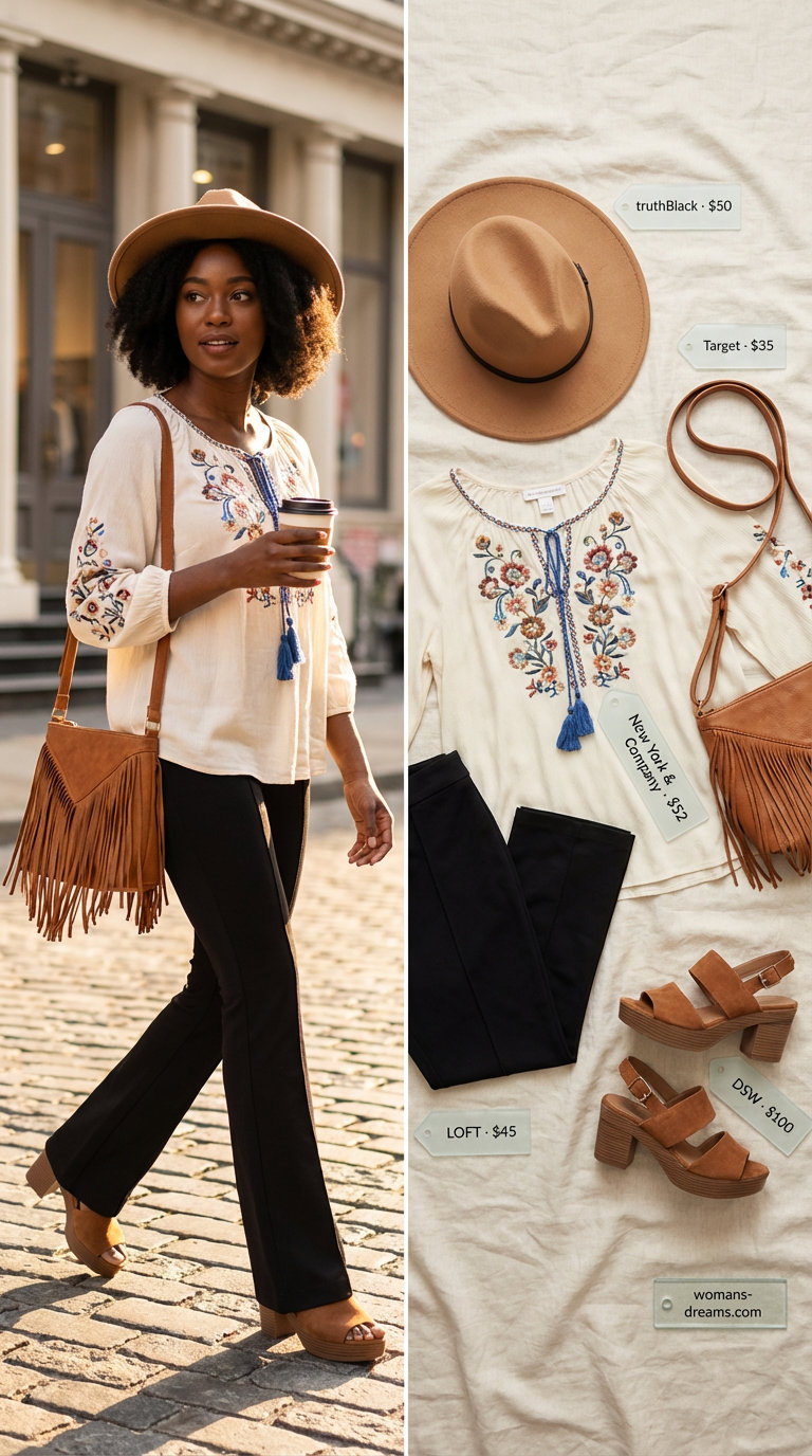 Boho Festival Ready: Flare Legging Outfits