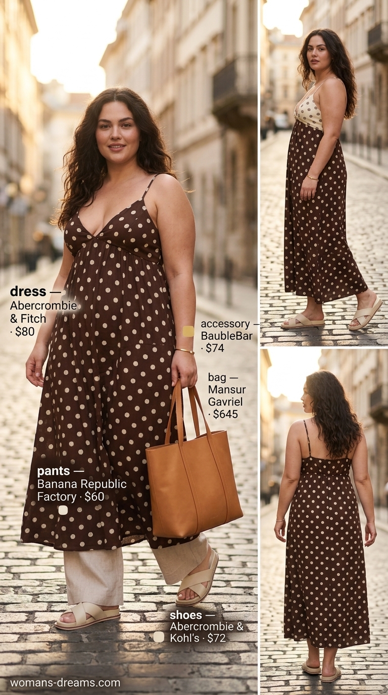 Curvy wrap dress outfit summer 2026 alternative: Beige linen matching set for a chic, minimalist travel look.