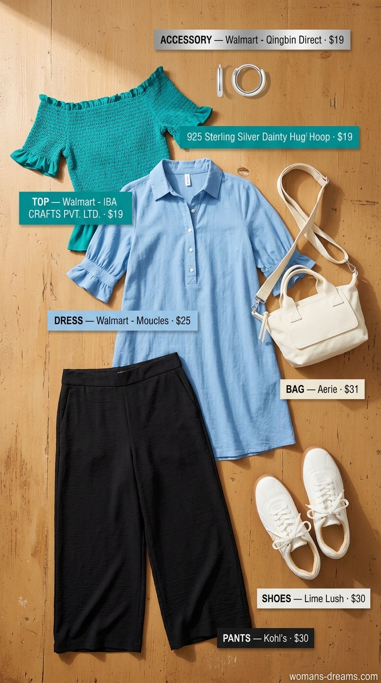 practical mom outfits summer for women 2026 outfit idea - fashion styling inspiration