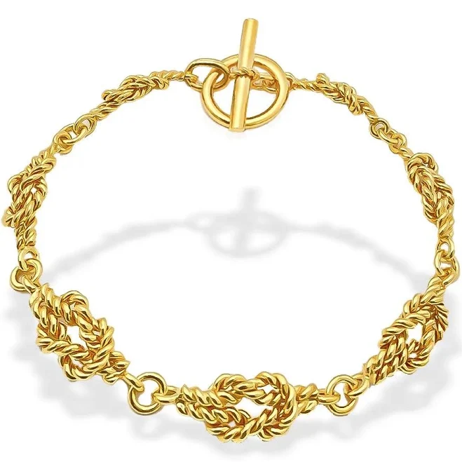 accessory 18K Gold Nautical Knot Bracelet Aumaris $650