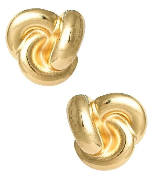accessory 18K Gold Plated Sculptural Knot Earrings Lisi Lerch $58