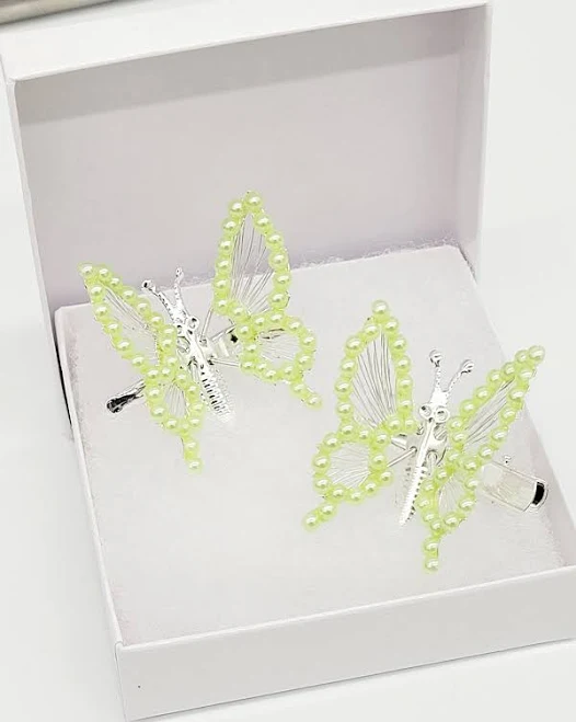 accessory 90s Nostalgic Butterfly Hair Clips Etsy - FancyBabyFeet $15