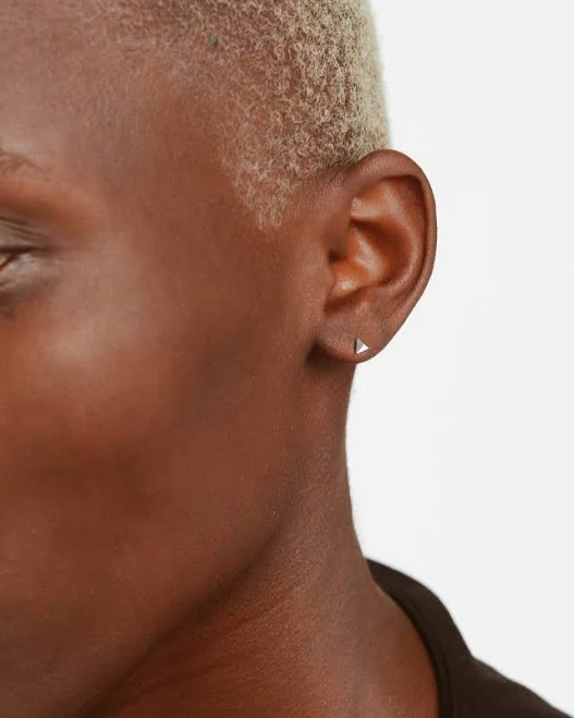 accessory 925 Sterling Silver Minimalist Stud Earrings Etsy - REDCHERRYBLVD $14.03