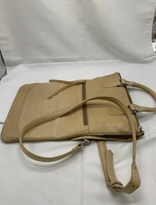 bag A Genuine Leather, Italian Made Shoulder/Handbag in Cream. Etsy - Seller $40