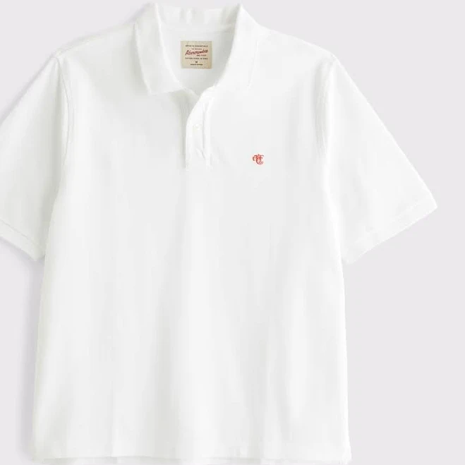 top Abercrombie & Fitch Men's Cotton Pique Polo Abercrombie & Fitch $60