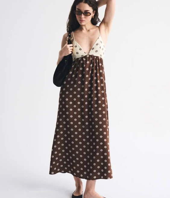 dress Abercrombie & Fitch Women's Bra-Free Clasp-Back Flowy Maxi Dress Abercrombie & Fitch $79.99