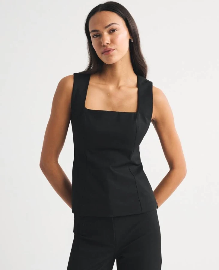 top Abercrombie & Fitch Women's Forme Squareneck Top Abercrombie & Fitch $55