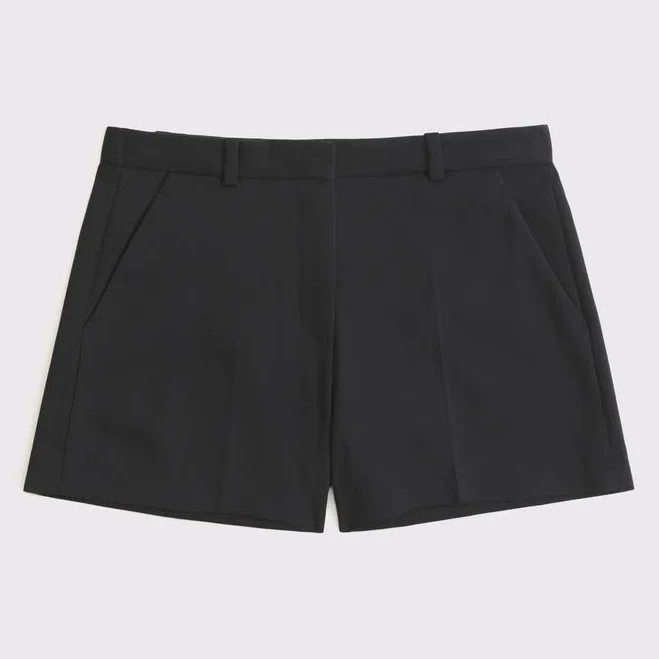 shorts Abercrombie & Fitch Women's Mid Rise Tailored Shorts Abercrombie & Fitch $19.97