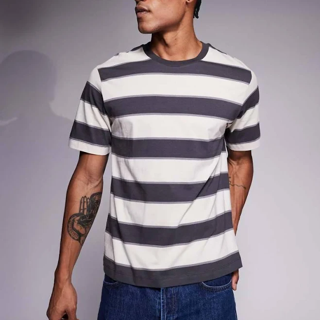 t-shirt ADPT Oversized Stripes T-Shirt ASOS $29