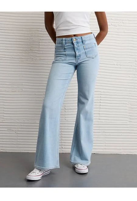 pants AE Women's High-Waisted Flare Jeans American Eagle Outfitters $24.99