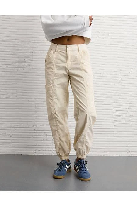 cargo pants AE Women's Snappy Stretch High-Waisted Baggy Cargo Jogger American Eagle Outfitters $29.97