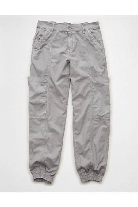 cargo pants AE Women's Snappy Stretch High-Waisted Baggy Cargo Jogger American Eagle Outfitters $29.97