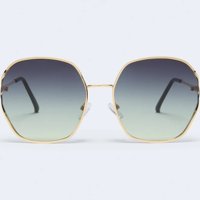 accessory Aeropostale Women's Oversized Round Plastic Sunglasses Aeropostale.com $9