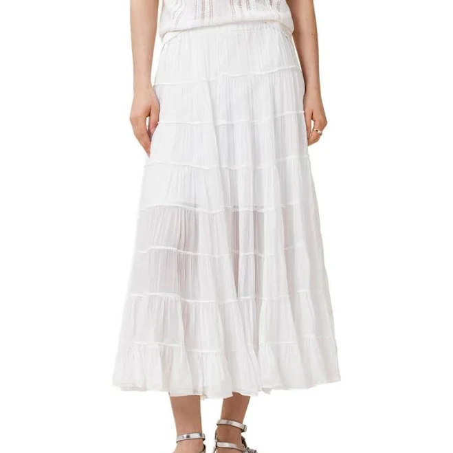 skirt Allsaints Women's Eva Tiered Maxi Skirt Nordstrom $249