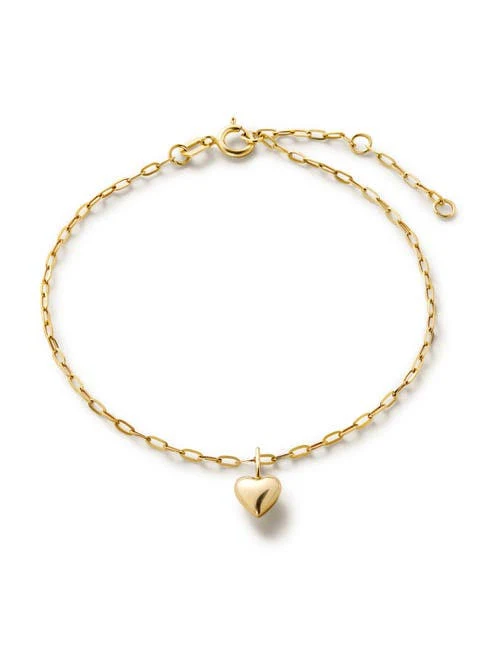 accessory Ana Luisa 10K Gold Heart Charm Bracelet Nordstrom $340