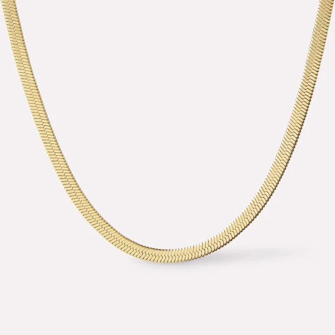 accessory Ana Luisa Ina Herringbone Chain Necklace Ana Luisa $85