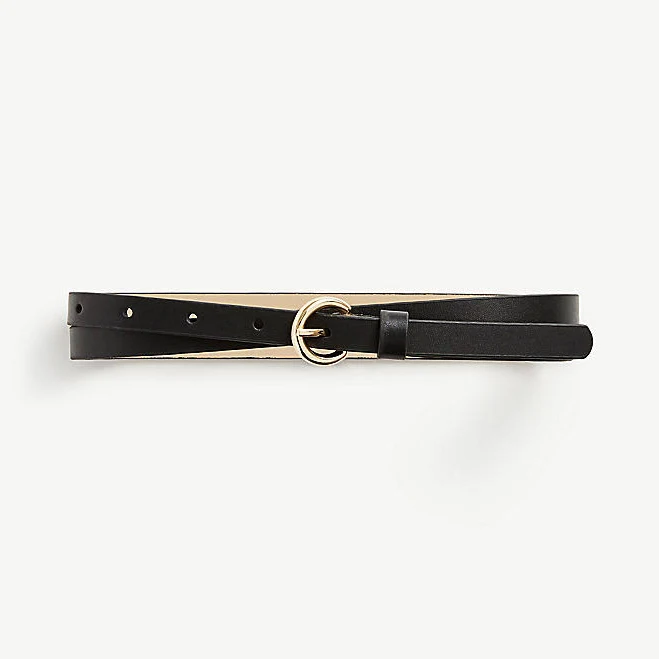 accessory Ann Taylor Skinny Leather Belt Ann Taylor $19.75