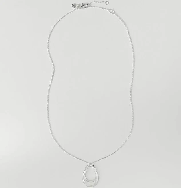 accessory Ann Taylor Women's Open Oval Pendant Necklace Ann Taylor $34.92