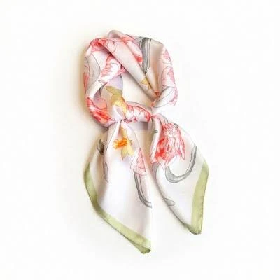 accessory Anna-Kaci Floral Print Satin Square Scarf Target $14.99