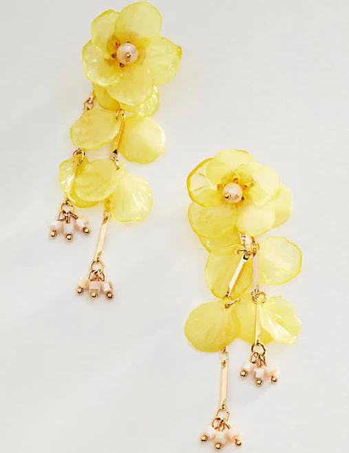 accessory Anthropologie Floral Drop Earrings Anthropologie $44