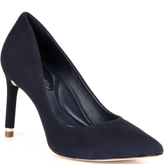 shoes Antonio Melani Kara Kid Suede Leather Pointed Toe Pumps Dillard's $119.99