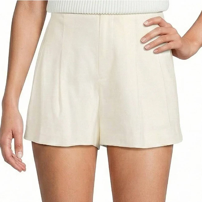 shorts Antonio Melani Women's Tropez Linen High Rise Pleated Shorts Dillard's $119