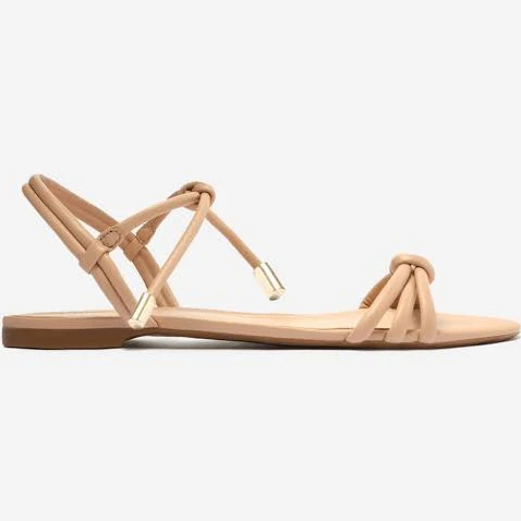 shoes Arezzo Women's Camila Leather Ankle Strap Sandals Arezzo USA $99