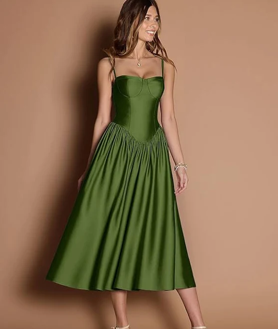 dress Azazie Sweetheart A-Line Midi Dresses Azazie.com $89.1