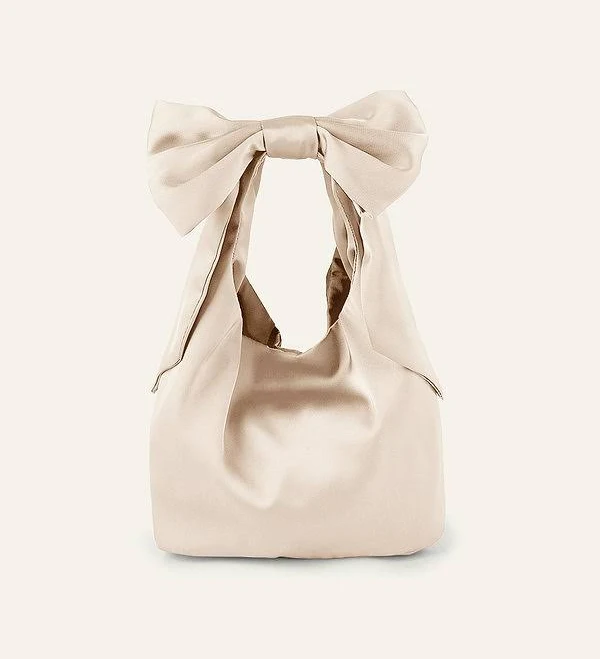 bag Azazie women's Bags White Stretch Satin Bridesmaids Satin Azazie.com $29