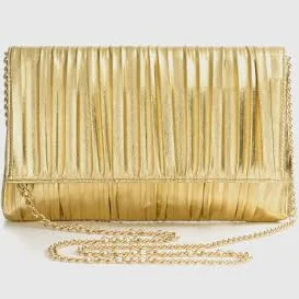 bag BABEYOND Metallic Pleated Clutch Purse Babeyond $27.2