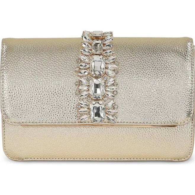 bag Badgley Mischka Women's Lux Faux Leather Clutch Nordstrom $98