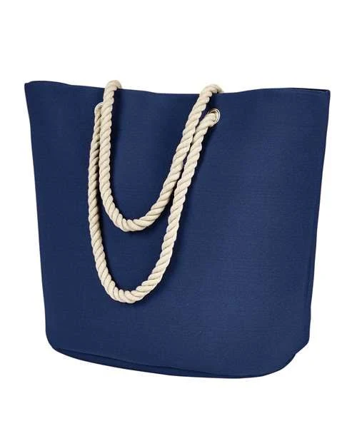 bag BAGedge BE256 Polyester Canvas Rope Tote Direct Wholesale Apparel $9.98