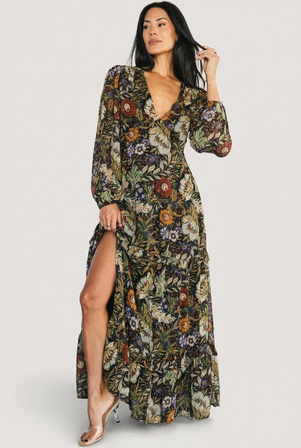 maxi dress Baltic Born Bowman Deep V Maxi Dress Baltic Born $106