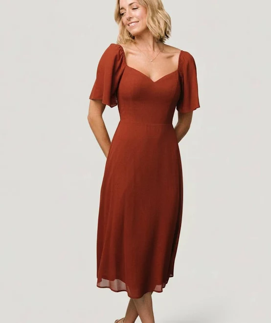 midi dress Baltic Born Womens Colette Sweetheart Midi Dress Baltic Born $77