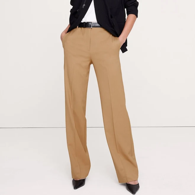 pants Banana Republic Women's High-Rise Modern Straight Italian Wool Pants Banana Republic $198