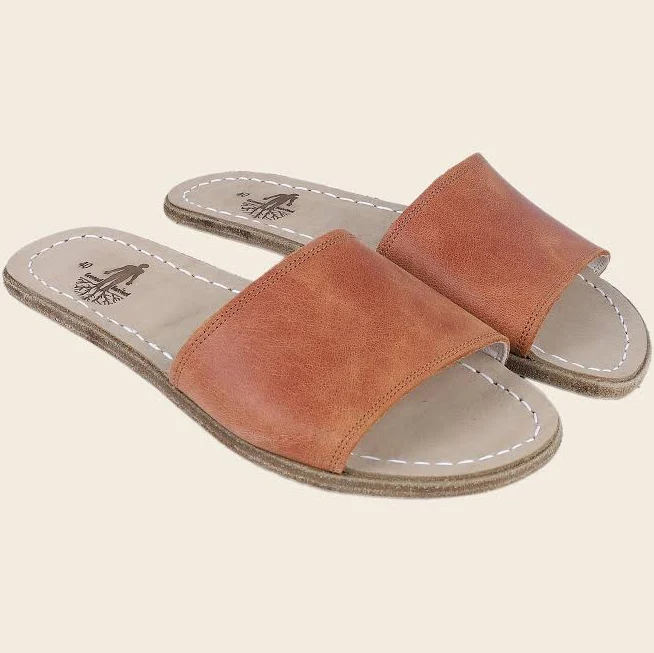 shoes Barefoot Leather Slide Sandals Etsy - Seller $84