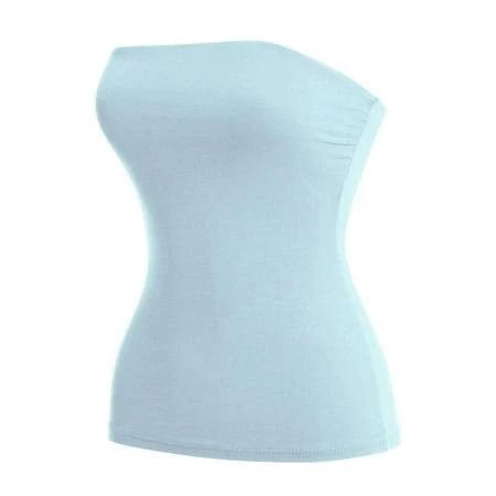 top Basic Stretchy Cotton Bandeau Tube Top Walmart - Mix Matchy $14.99