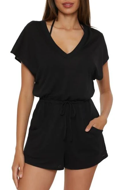 romper Becca Beach Date V Neck Romper Cover-Up Women's Swimwear Nordstrom $78